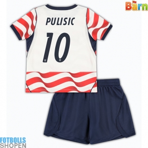Billiga Förenta stater Christian Pulisic #10 Hemmatröja Barn VM 2026 Kortärmad (+ Korta byxor)